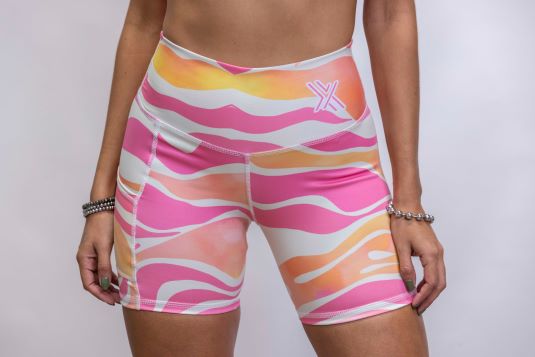 Pink Stripes Short