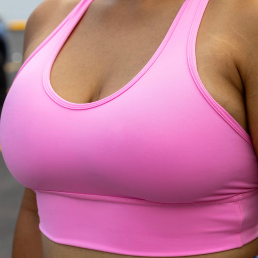 Pink Classic Sports Bra